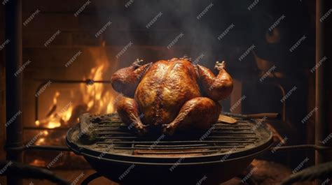 Premium Ai Image Chicken Food Meat Steak Roast Grilled Generative Ai