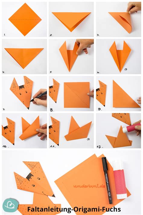 Einfache Origami Anleitung