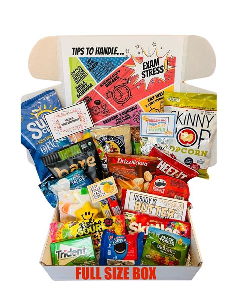 Exam Survival Kit Care Package For Students Etsy