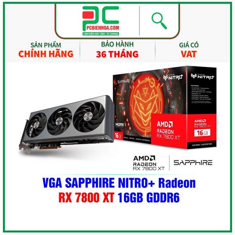 Vga Sapphire Nitro Radeon Rx Xt Gb Gddr G Pcbienhoa