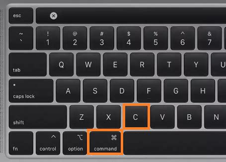 copy and paste keyboard shortcut mac