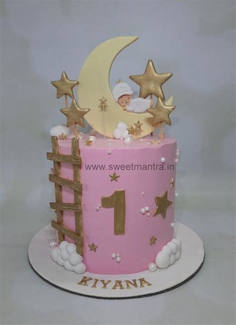 1st birthday cake for girl - Decorated Cake by Sweet - CakesDecor