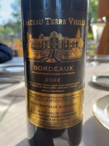 Château Grand Jour Chateau Terre Vieille Bordeaux Vivino Brasil