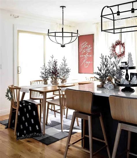 Black Kitchen Island With Wooden Counter Stools - Soul & Lane