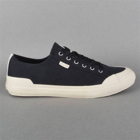 Huf Classic Lo Canvas Skate Shoes Black Skate Shoes From Native