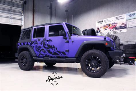 purple jeep 4 - Superior Auto Design