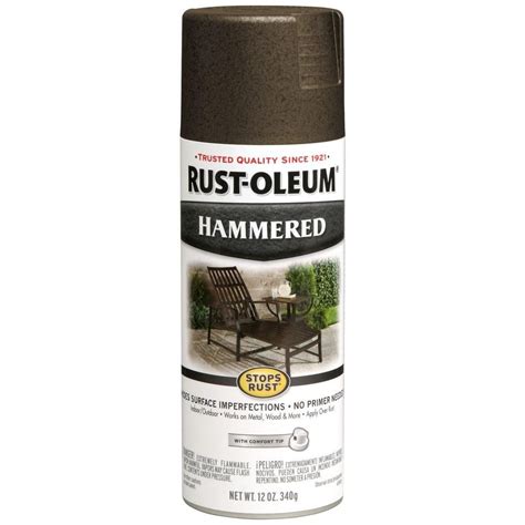 Rust Oleum Stops Rust Oz Dark Bronze Protective Enamel Hammered