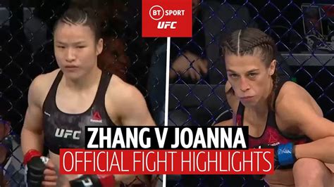 Best Women S MMA Fight Ever Weili Zhang Vs Joanna Jedrzejczyk UFC