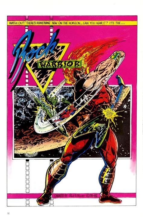 The Comic Art History Gallery Rock Warrior Ad From Skateman