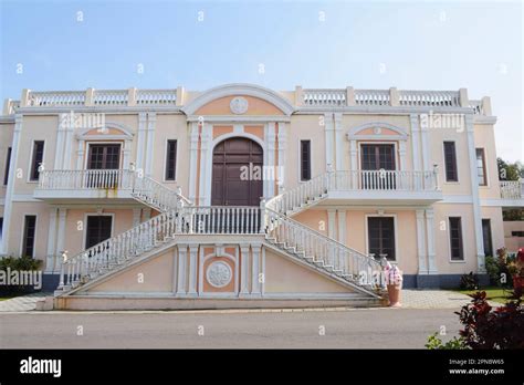 A Building Of Movie Set Ramoji Film City Hyderabad India Featuring