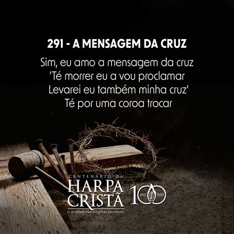 Redes Sociais Mensagem Da Cruz Harpa Crist