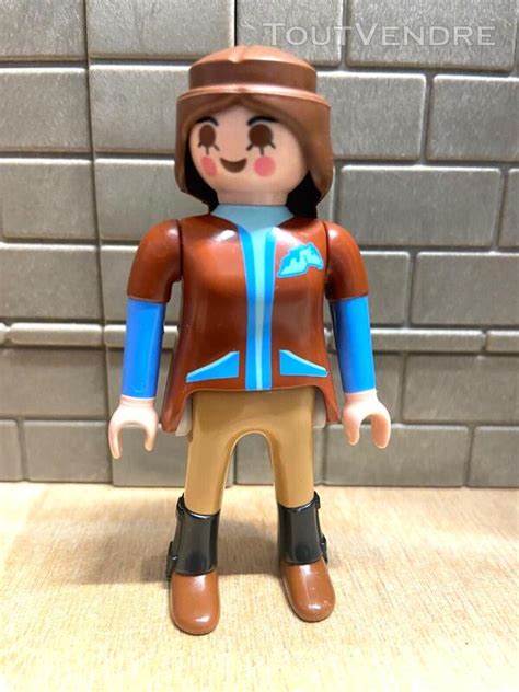 PLAYMOBIL Personnage Femme Cavalière Botte Equitation 6 CUST Allerey