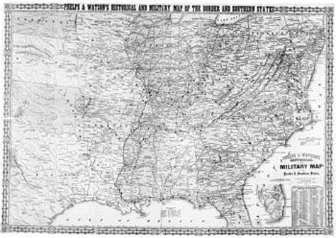 Civil War Border States Map - Printable Map