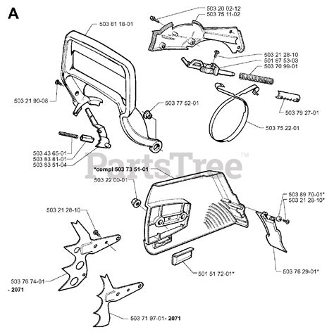 Jonsered 2063 Jonsered Chainsaw 1997 11 Chain Brake Clutch Cover Parts Lookup With Diagrams