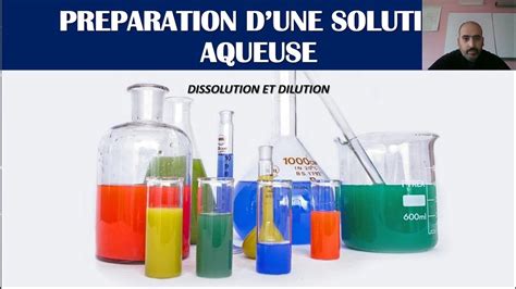 Pr Paration D Une Solution Dissolution Et Dilution Youtube