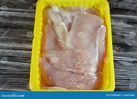 Raw Fresh Chicken Breast Fillet Pane Sliced Boneless White Meat Fillet