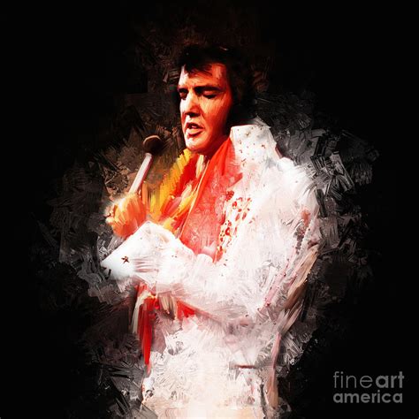 Elvis Presley Painting By Gull G Pixels