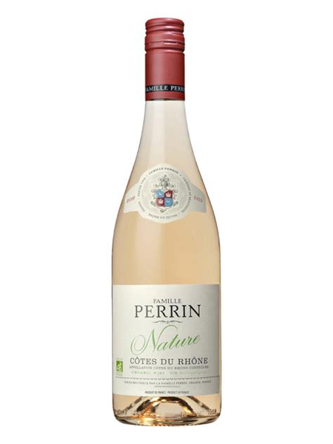 Rượu vang hồng Famille Perrin Nature Côtes du Rhône Rose