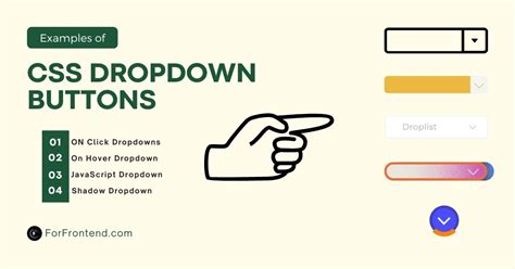 10 CSS Dropdown Buttons - ForFrontend