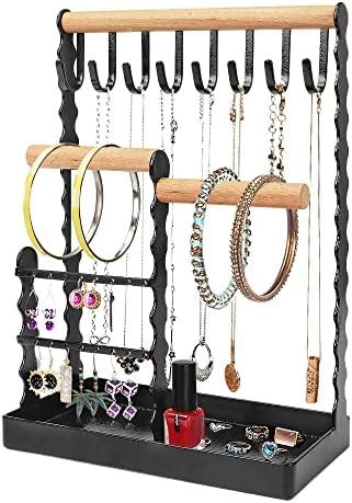 Jewelry Organizer Stand Necklace Holder Earring Display Stand Jewelry