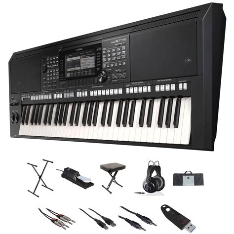 Yamaha PSR-S775 Value Kit with Stand, Bench, Cables, Case,