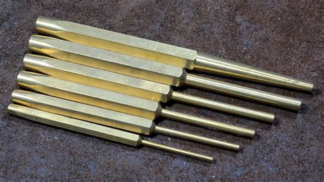 Harbor Freight Brass Drive Pin Punch Set Review YouTube