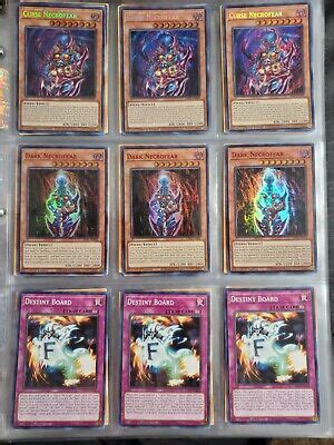 Yugioh Yami Bakura Deck Collection 42 Card Destiny Board Curse Dark