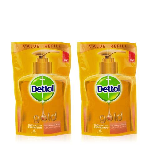 Buy Dettol Gold Liquid Handwash Refill Pouch Classic Clean Ml