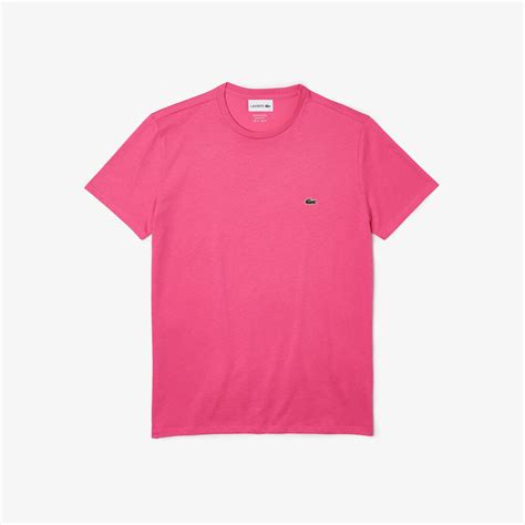 Buy Mens Crew Neck Pima Cotton Jersey T Shirt Lacoste Kw