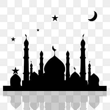 Background Black And White Mosque Vector Infoupdate Org