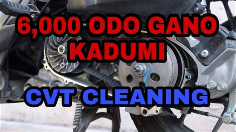 CVT Cleaning LINIS PANG GILID HONDA CLICK YouTube