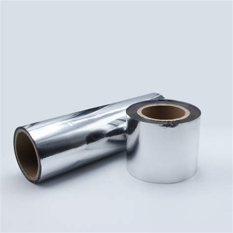 Pet Metallized Polyester Thermal Lamination Silver Film Laminating Roll