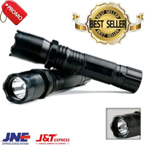 Jual Setrum Stun Gun Plus Laser Senter Police Swat Senter Strum Senter