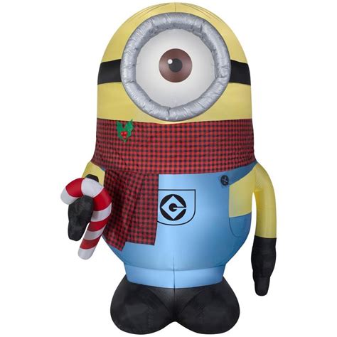 Gemmy 895 Ft X 465 Ft Lighted Minion Christmas Inflatable At