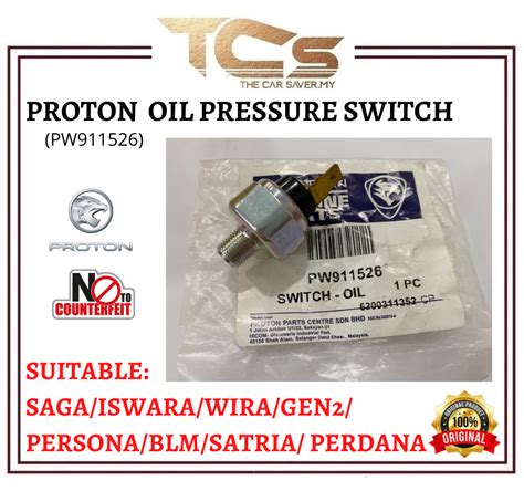 Original Proton Oil Pressure Switch Saga Iswara Wira Gen Persona Blm