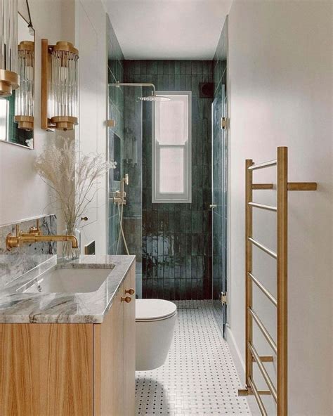 34 Creative Narrow Bathroom Ideas To Transform Your Space Placeideal