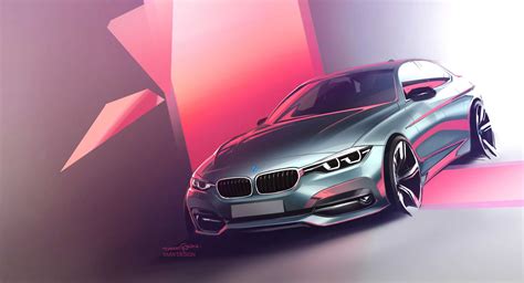 The New Bmw 3 Series Sedan Design Sketch 052015