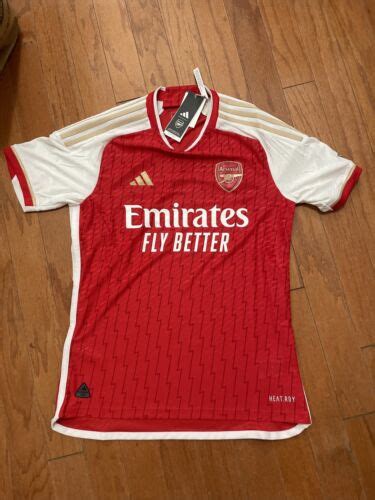 Arsenal Home Adidas Heat Rdy Authentic Soccer Jersey Size S Nwt