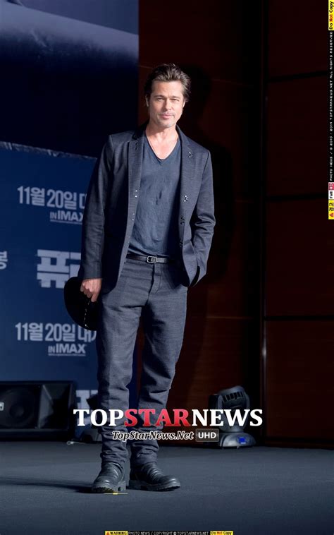 Hd포토 브래드 피트brad Pitt ‘그윽한 눈길로 女心 강타 퓨리 최규석 기자 톱스타뉴스