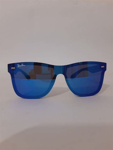 Culos De Sol Ray Ban Round Blaze Azul Espelhado Culos Feminino Ray