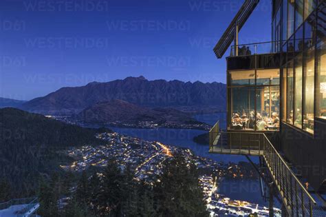 View Over Queenstown And Lake Wakatipu From Skyline Queenstown Bar And