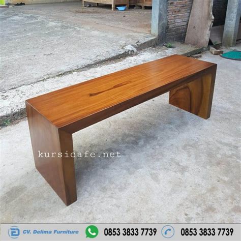 Jual Bangku Panjang Sate Solid Kayu Suar Trembesi Harga Murah