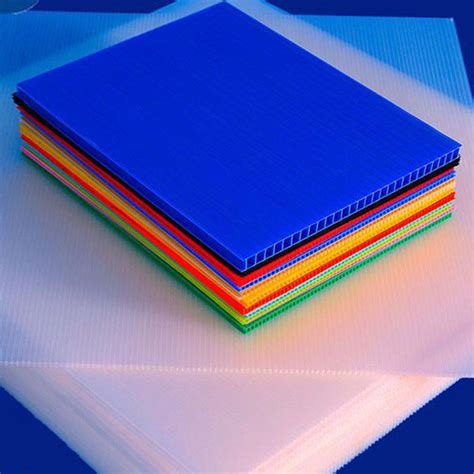 12mm Thick Eco Fluted Polypropylene Sheet Plastic Hollow Board