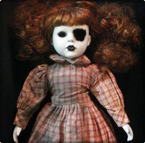 Dolls from Hell: Creepy Doll with Black Lips