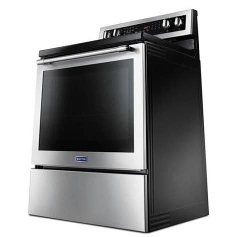 Maytag Mer8800fz 30 Inch Wide Electric Range With True Convection And Power Preheat 64 Cu