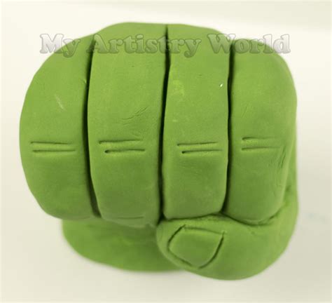 Hulk Fist Cake Topper My Artistry World