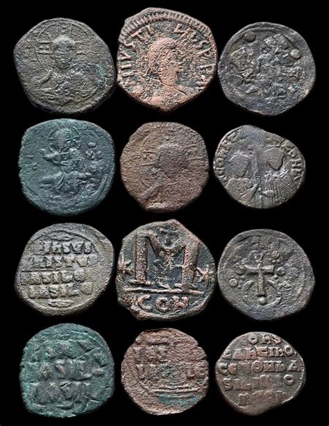 Imperio bizantino Lot x 6 Æ Follis Anastasius Catawiki