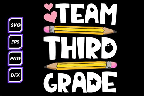 Team Third Grade Graphic By Tlamtha Studio Creative Fabrica