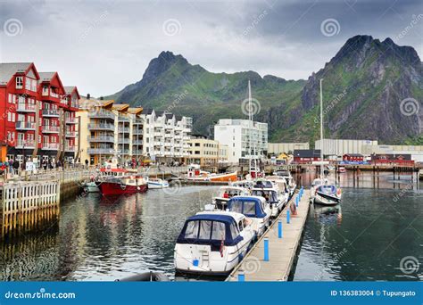 Svolvaer, Norway editorial stock image. Image of arctic - 136383004