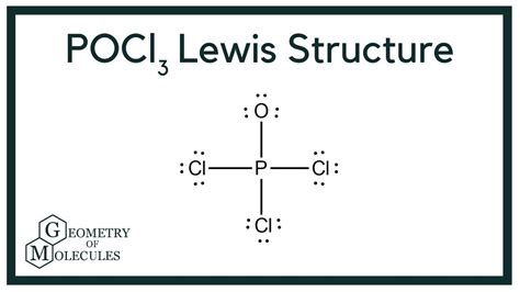 Pocl3 Lewis Structure Phosphoryl Chloride Youtube